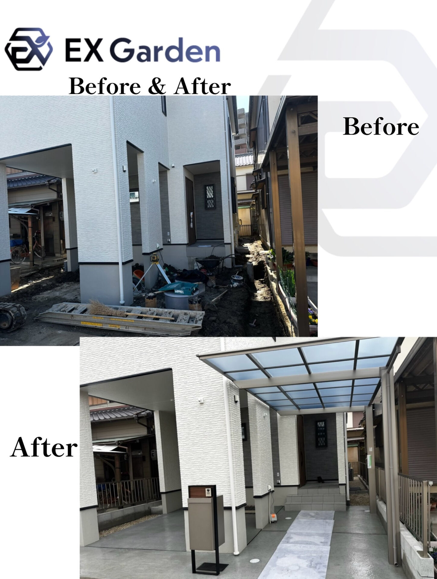 Before → After】